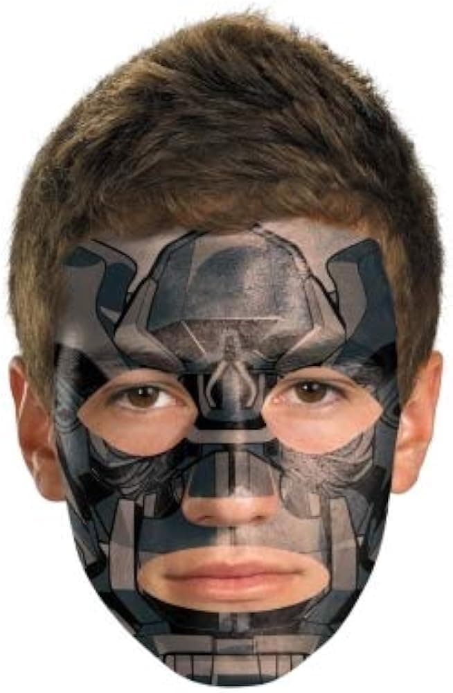 Disguise Inc - Transformers 3 Dark Of The Moon Movie - Iron Hide Face Tattoo