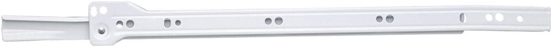 Hickory Hardware P1750/12-W 12-Inch Side Mount Euro Drawer Slide, White
