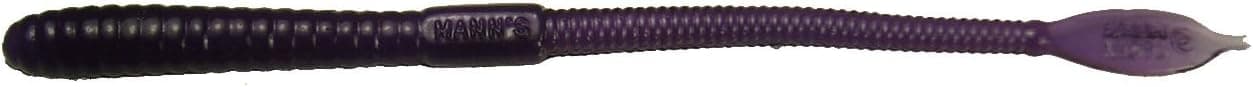 Mann's Hardnose Jelly Worms-Pack of 10, Blackberry, 12-Inch