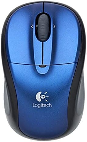 Logitech V220 Cordless Notebook Mouse - Blue
