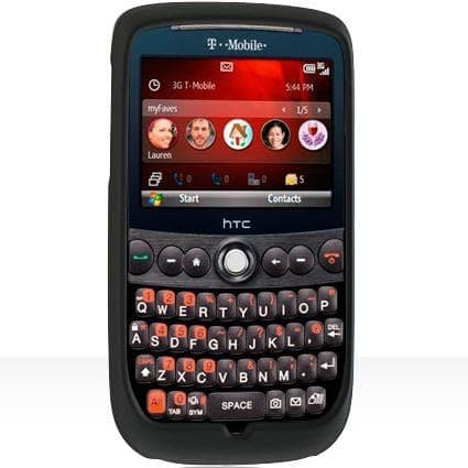 HTC Dash S620 S621 Black Silicon Skin Case Cover