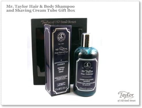 Taylor of Old Bond Street Mr. Taylor Hair & Body Shampoo and Shaving Cream Tube Gift Box