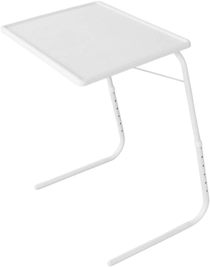 Space Paths Adjustable TV Tray Table-Mate - TV Dinner Tray on Bed & Sofa, Comfortable Folding Table Angle Adjustments, Laptop Table and Overbed Table (TV Tray)