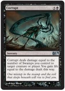 Magic The Gathering - Corrupt - Magic 2014