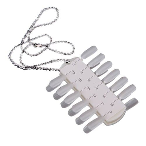 Portable Polish 24 Tips Display Salon DIY Nail Art Design Practice Palette Tool