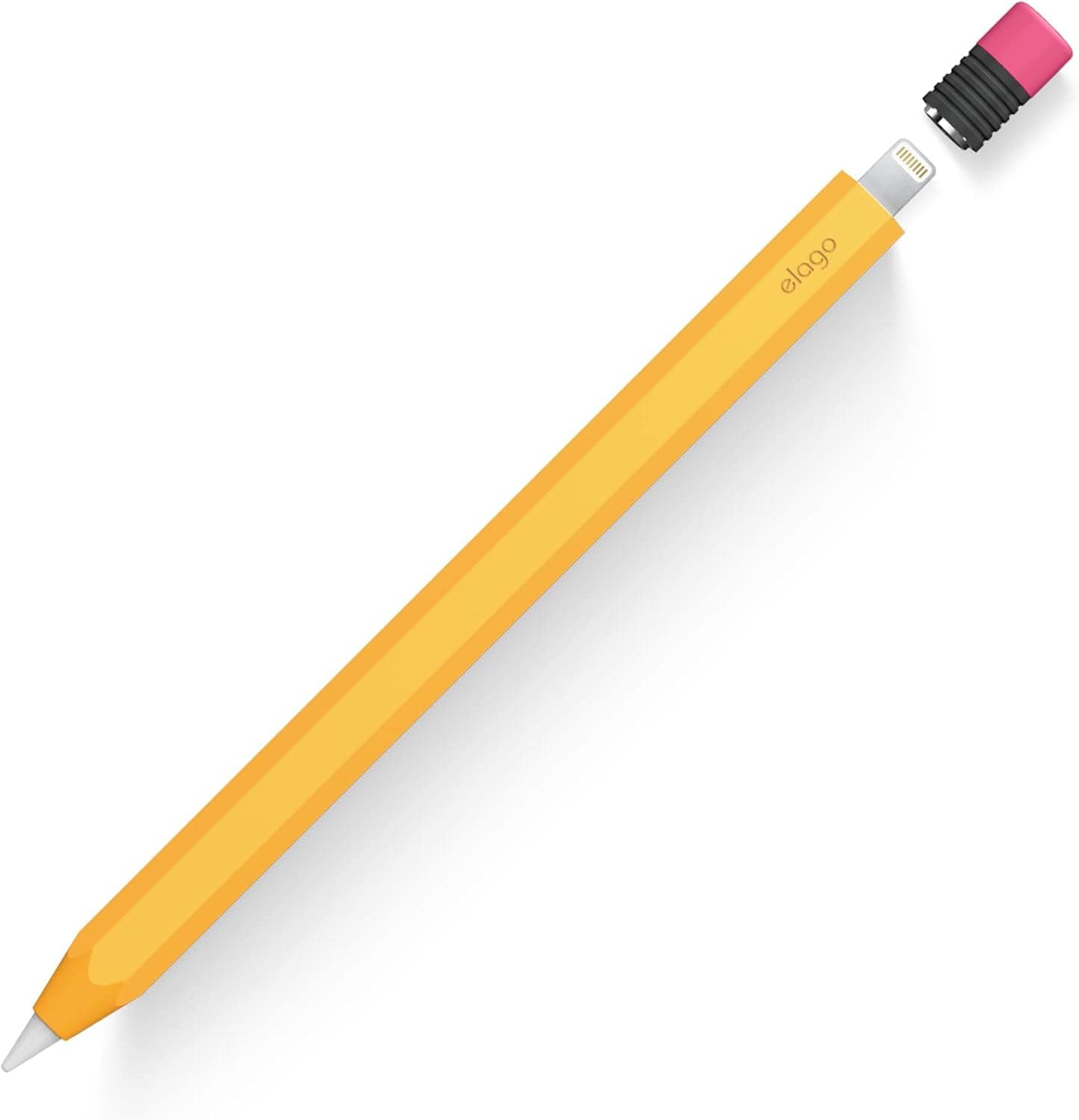 elago Classic Pencil Case Compatible with Apple Pencil 1st Generation, Perfect Grip, Protective Skin Cover, Silicone Sleeve
