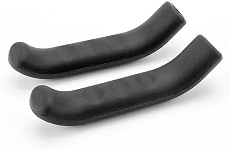Stebcece 1 Pair MTB Road Bike Brake Lever Protector Protective Silicone Handle Sleeves (Black)