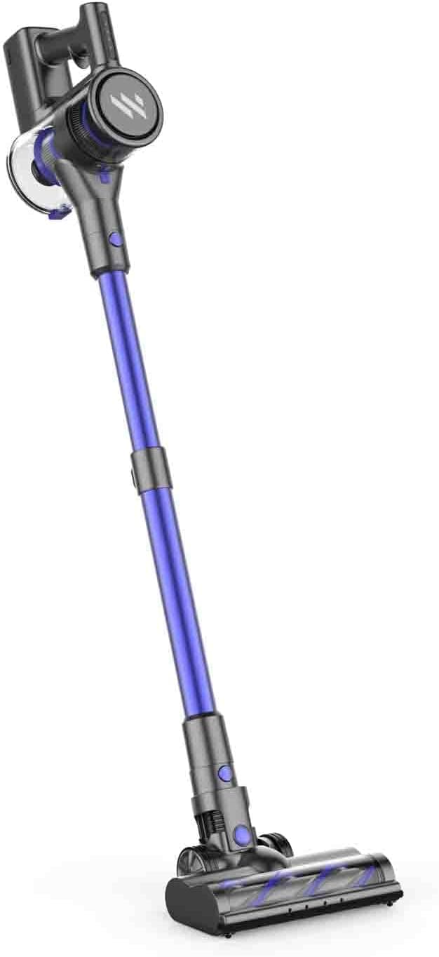 Tvwio Cordless Vacuum Cleaner, Cordless Vacuum with 23Kpa Super Suction, 80000 RPM High-Speed Brushless Motor, Up to 35 Mins Runtime Lightweight Handheld Vacuum Cleaner for Hardwood Floor Carpet
