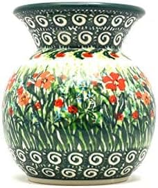 Polish Pottery Bubble Vase - Unikat Signature - U4336