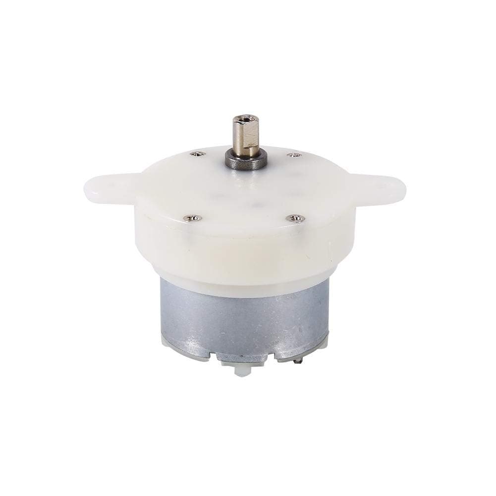 Low RPM DC Motor, Electric Motor DC 12V Gear Motor High Torque Slow Speed Micro Electric Motor Gearbox 3 RPM 4MM Shaft Diameter
