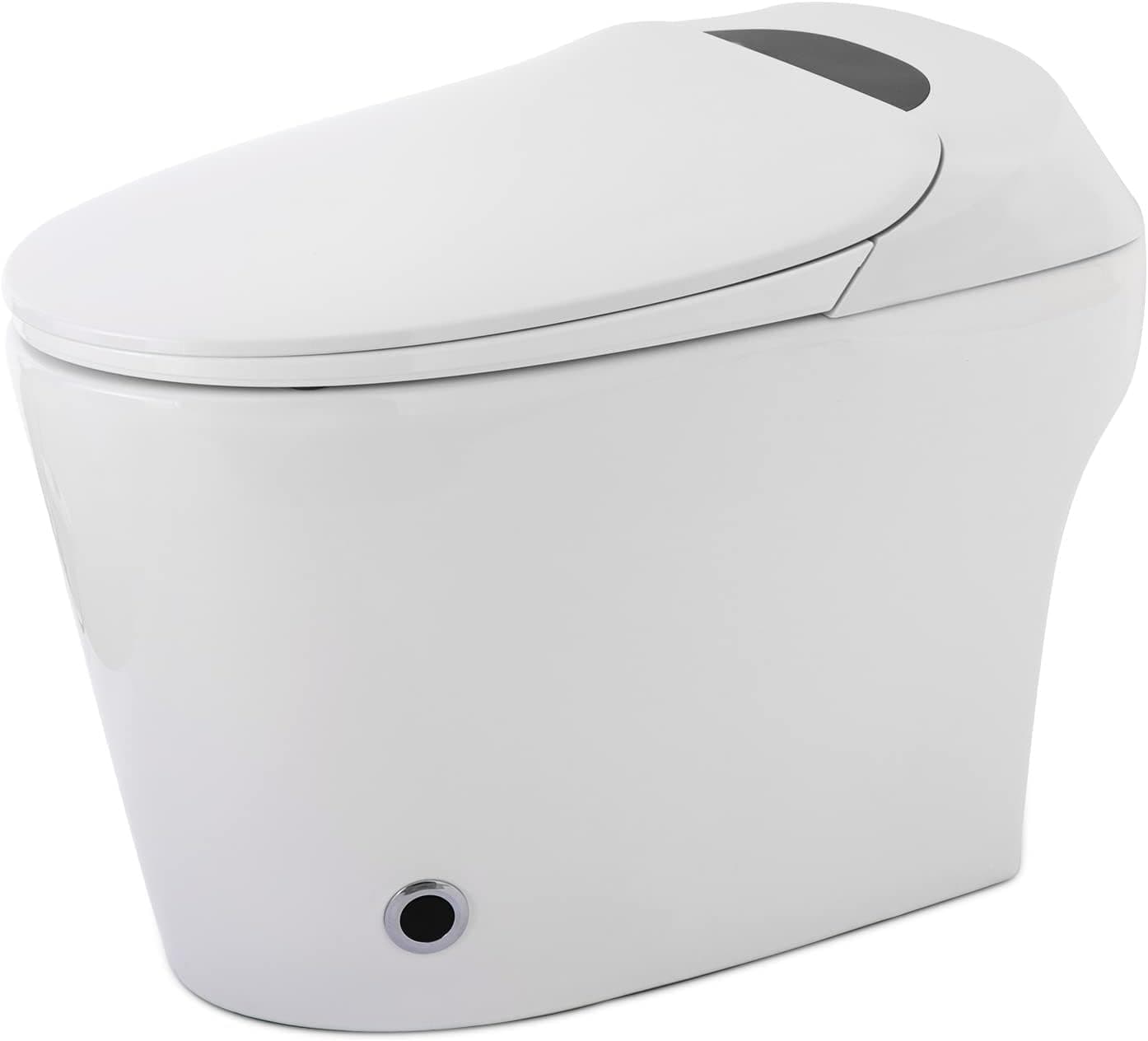 Aheartcove Luxury Smart Bidet Toilet, Elongated One Piece Toilet with Electronic Bidet Seat, Bidet Toilet Seat with Auto Open/Close Lid, Wash Functions and Air Dryer, Intelligent Tankless Toilet