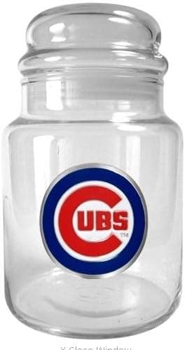 Great American Products MLB 31-Ounce Glass Candy Jar - Primary Logo