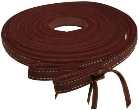 8ft Argentina Cowhide Leather Split Reins Medium
