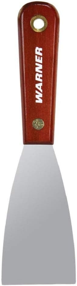 Warner 2" Flex Putty Knife, Carbon Steel Blade, Rosewood Series, 610