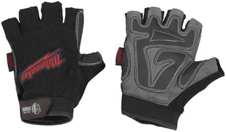 Milwaukee 49-17-0122 Fingerless Work Gloves Large