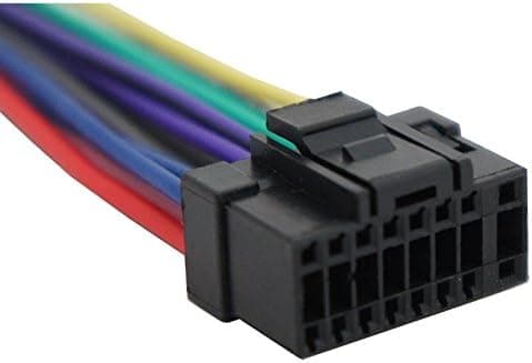 Harmony Audio HA-ALP16B Compatible with CDE-121 Aftermarket Stereo Radio Receiver Replacement Wire Harness Cable