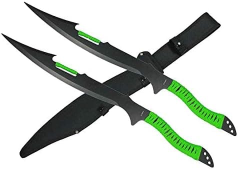Zombie Apocalypse Twin Sword Set With Sheath