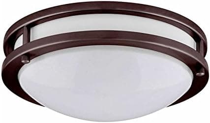 Amax Lighting LED-JR001LBZ 10 x 3.8 in. LED Ceiling Fixture - JR Bronze