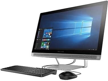 HP Newest All-in-One Pavilion Flagship High Performance 23.8 inch Full HD Desktop, Intel Core i3-6100T Dual-Core, 8GB DDR4, 1TB HDD, DVD RW, Bluetooth, WiFi, Wired Keyboard and Mouse, Windows 10