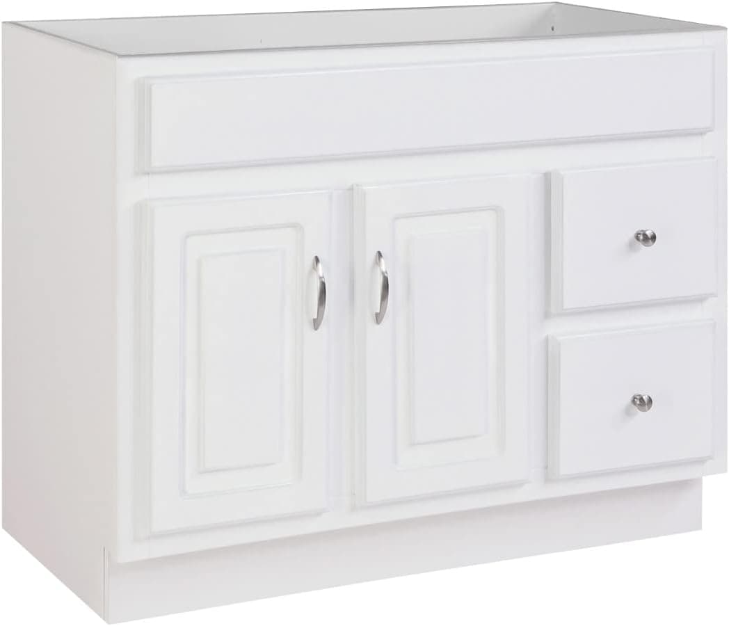Design House 587022 Concord Vanity without Top, Unassembled, White, 36 x 21