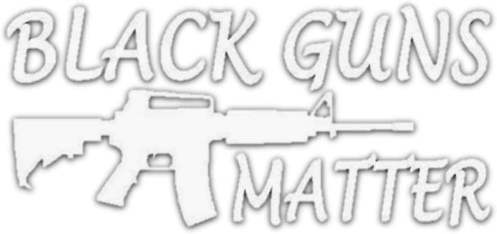 Black Guns MatterJ750 8 inch Sticker Decal