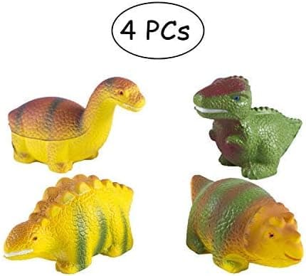 AILIMY Squishies 4 Pcs Slow Rising Dinosaur Jumbo Squishy Kids Toy Prime Kawaii Animal Party Supply