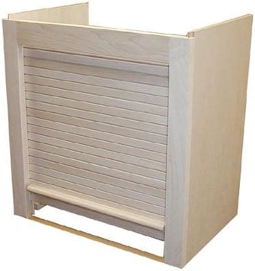 Straight Appliance Garage Oak