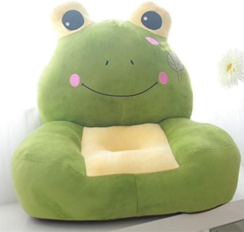 MeMoreCool Cute Cartoon Green Frog Thick Comfortable Kids Sofa Seat Tatami Soft Chairs Birthday Gifts for Boys and Girls Two Available