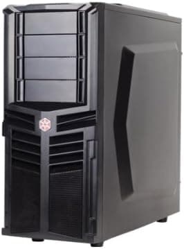 Silverstone Tek Redline Series ATX, Micro-ATX Computer Mid Tower Case with 2x USB 3.0 Front Ports, Black RL04B