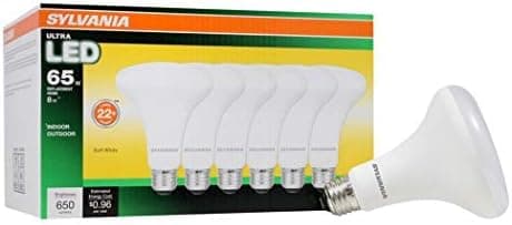 SYLVANIA Ultra 6-Pack 65 W Equivalent Dimmable Soft White BR30 LED Flood Light Bulbs
