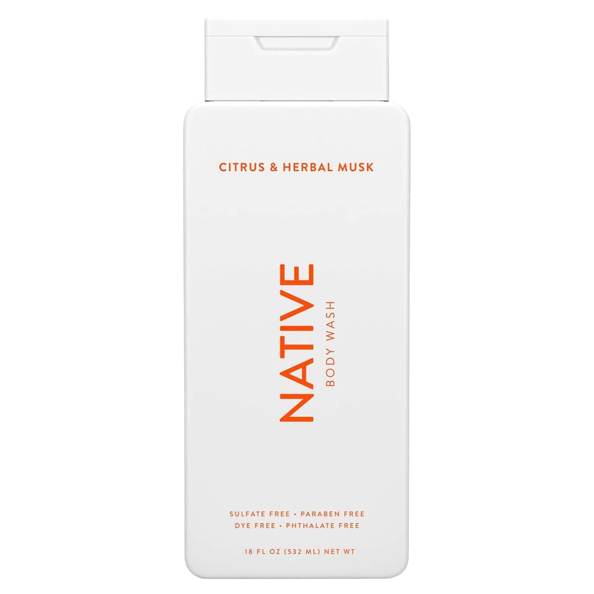 Native Body Wash - Citrus & Herbal Musk - 18 oz (532ml)
