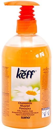 Keff Chamomile Silky Soapless Soap 500-ml Bottle (Pack of 2)