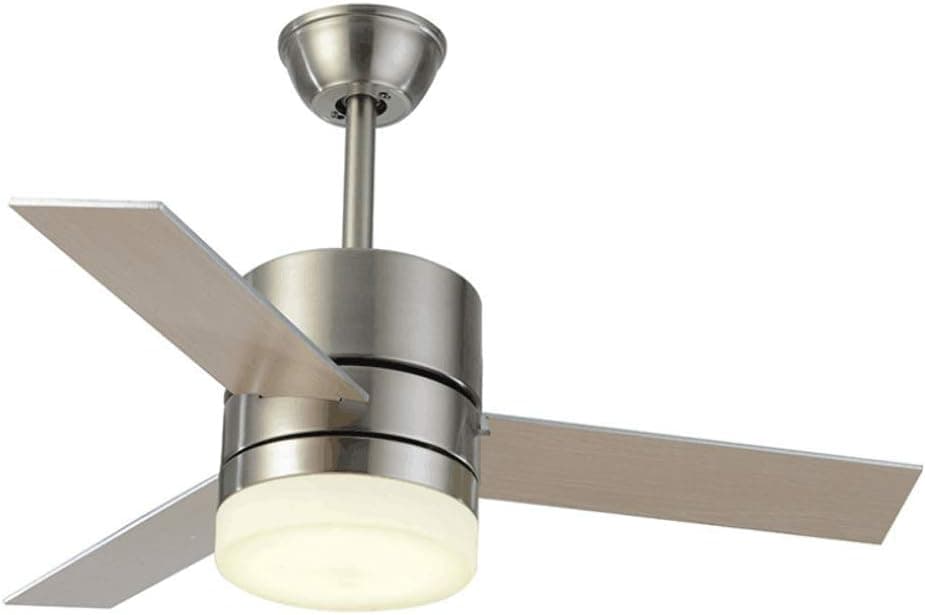 Ikakon Ceiling Fans with Light 36 Inches LED Ceiling Fan 3 Blades Modern Chandelier Fan Remote Control