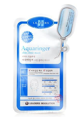 Leaders Clinic Aquaringer Skin Clinic Mask/moisturing Treament Mask package of 3