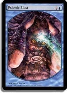 Magic: the Gathering - Psionic Blast - Textless Player Rewards - Player Rewards Promos