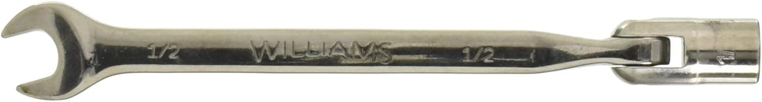 Williams JHW11902 Semi Deep Flex-Head Combination Wrench, 1/2-Inch