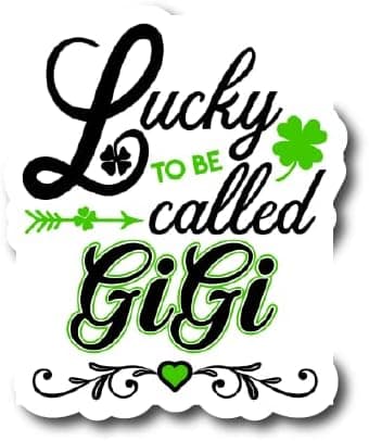 Lucky to Be Called Gigi |Great Gift Idea|Decal Sticker|2 Pack|5 Inch Stickers|S10500