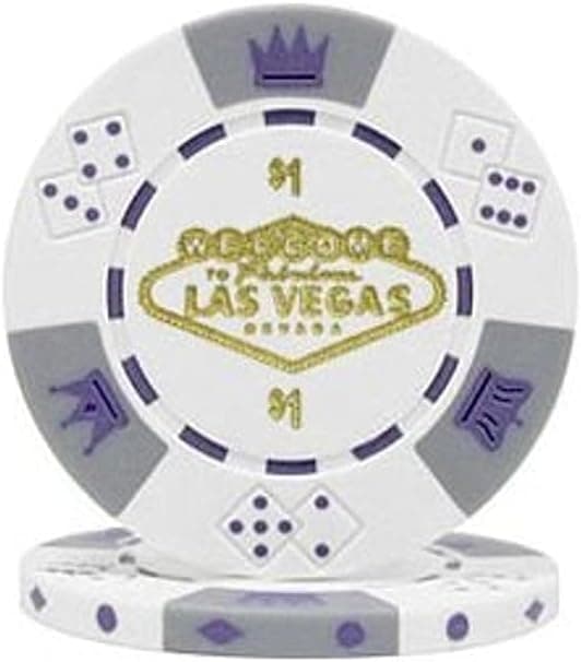 Trademark Poker Fabulous Las Vegas Tri-Color Poker Chips