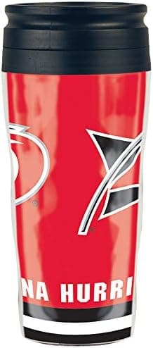 WINAV NHL Carolina Hurricanes Travel Mug, 16 oz, Team Color