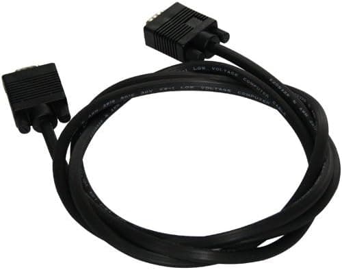 Skque VGA TO VGA 15-PIN MALE 6FT COMPUTER MONITOR CABLE CORD [Electronics]