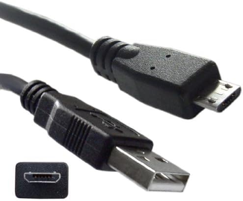 GadKo™ Micro USB 2.0 Cable, Black, Type A Male/Micro-B Male, 3 foot