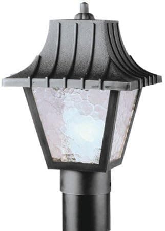 Westinghouse Post Top Lantern A19 8 in. Blk Bx