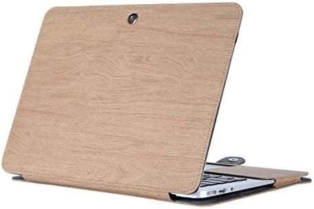 Mosiso PU Case for MacBook Air 13 Inch, Wood Stripe