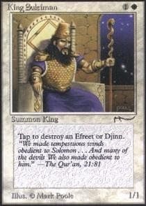 Magic: the Gathering - King Suleiman - Arabian Nights