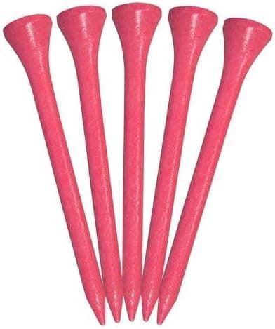 Pride Birch Citrus Pink Golf Tees 75 ct Bag