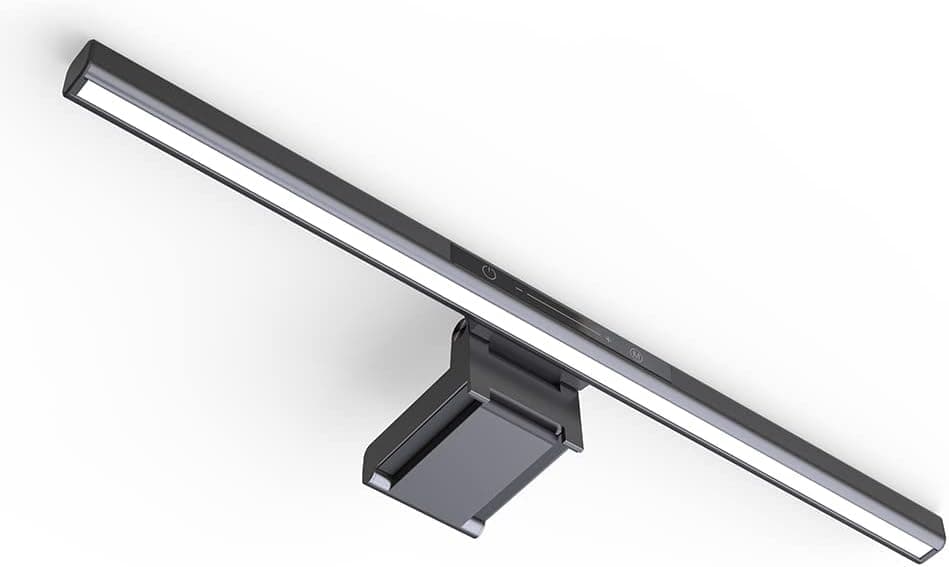 YESLIGHTING Computer Monitor Light,Screen Light Bar E-Reading LED Task Lamp with Touch Sensor,No Glare on Screen, USB Powered , Adjustable Brightness/Color Temperature Eye-Caring Reading Light