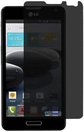 ALAPU(TM) Premium Privacy Anti-spy Screen Protector Flim for LG Optimus F6 - 1 Pack ( Micro-Fiber Cleaning Cloth Included )