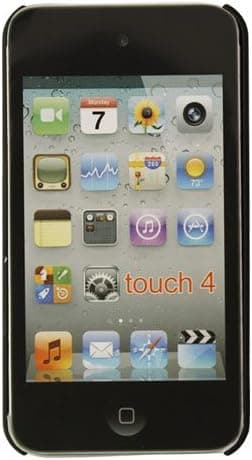 Skque Rubberized Case for Apple iPod Touch 4nd Generation Series-black case