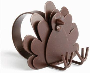 tag Thanksgiving Turkey Napkin Ring & Placecard Holder