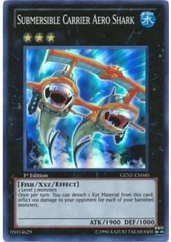 Yugioh Generation Force Submersible Carrier Aero Shark GENF-EN040 Super Rare